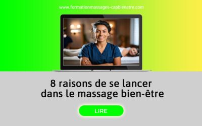 8 raisons de se lancer dans le massage bien-être