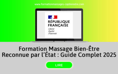 Formation massage bien être reconnue par l’état