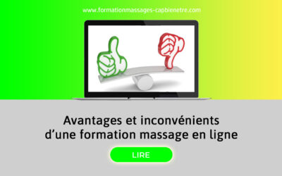 Avantages et inconvénients d’une formation de massage en ligne