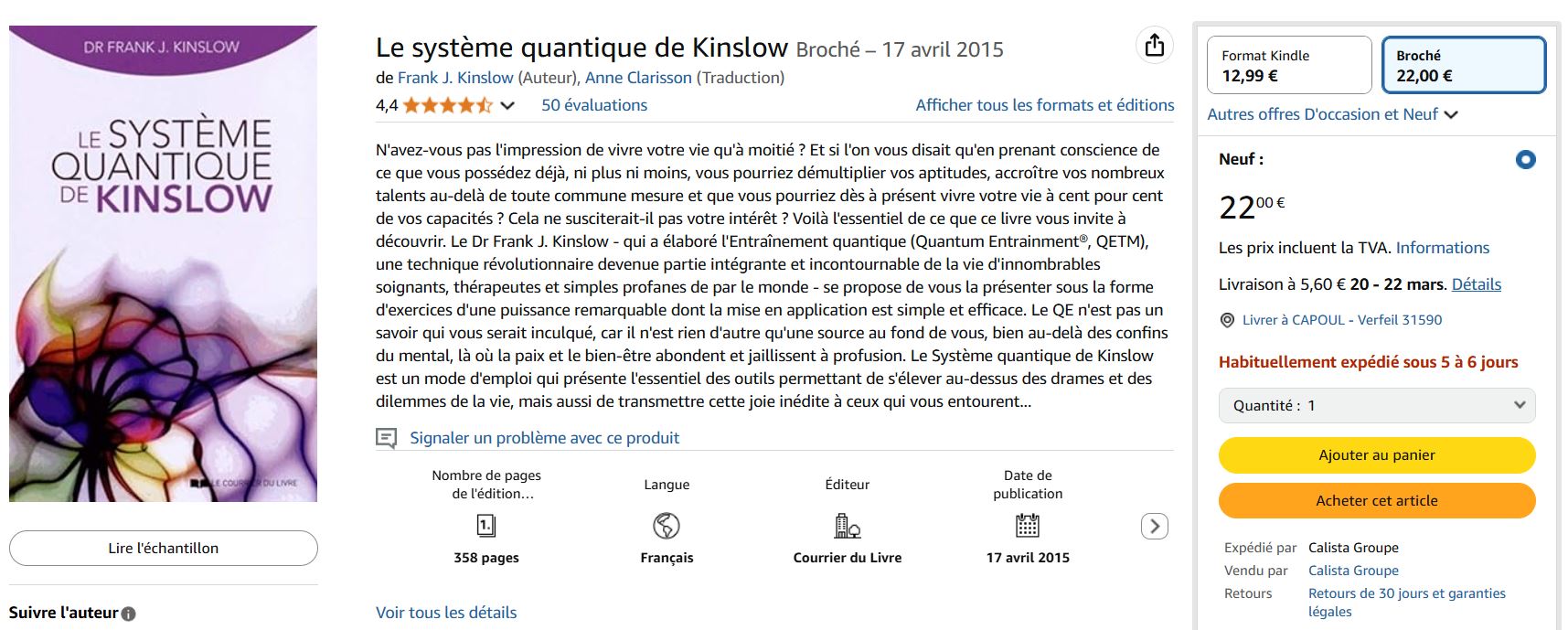 Kinslow - Le système quantique